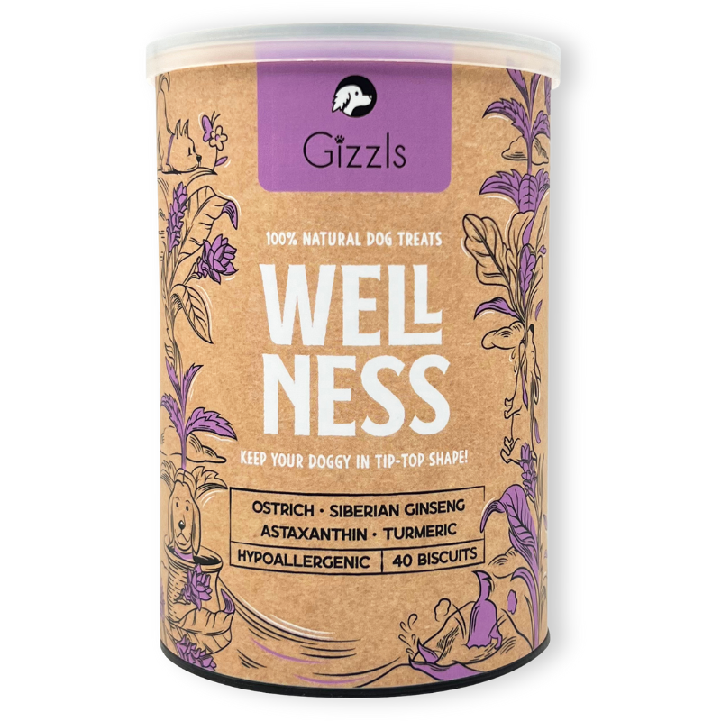 Gizzls Botanicals Wellness Dog Biscuits (40 biscuits)