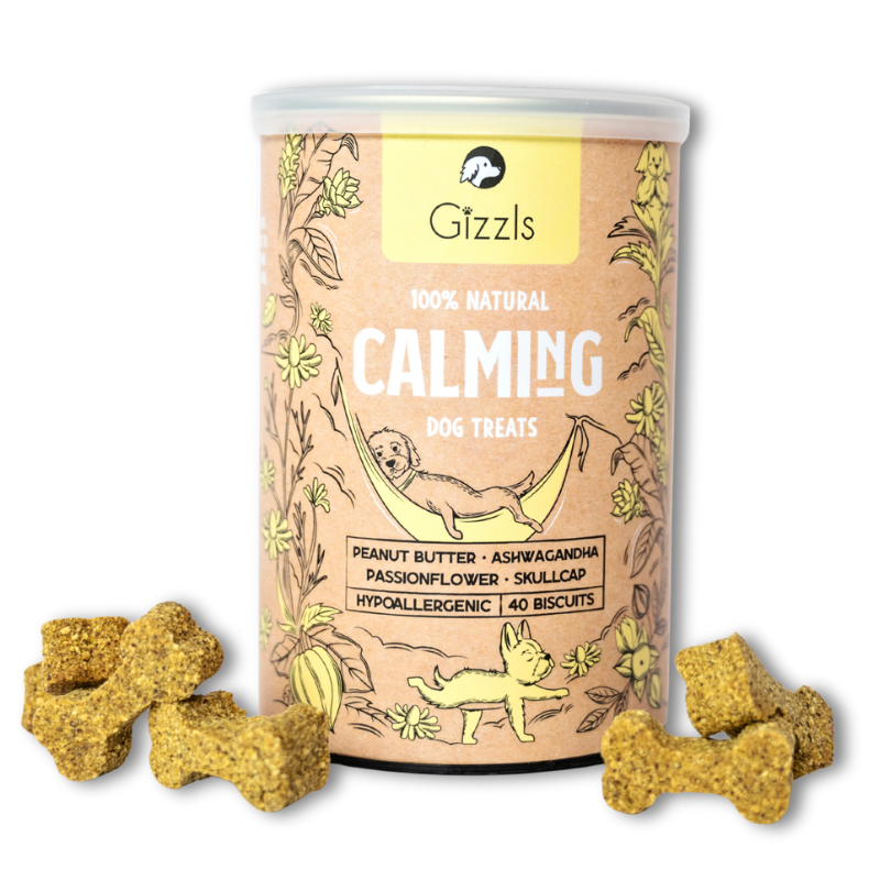 Gizzls Botanicals Calming Dog Biscuits (40 biscuits)